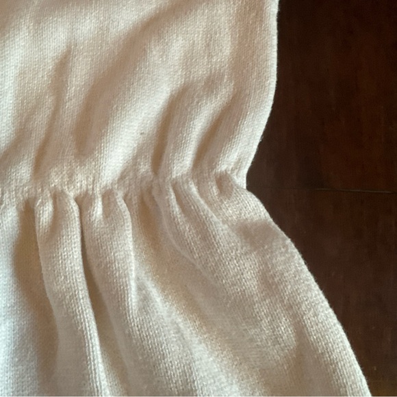 Gymboree White Snowflake Sweater Dress Girls 3T Red Gray And White Cap Sleeve - Picture 4 of 4